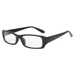 ITODA Brillenfassungen Blaulichtfilter Brille PC Computer Nerdbrille mit Brillenetui Computerbrille Damen Herren Streberbrille UV Schutz Dekobrille Ohne Stärke UV400 Lesebrille für Gaming TV Handy von ITODA