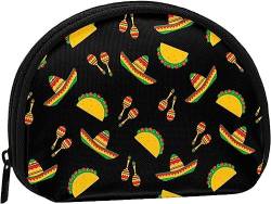 Cinco De Mayo Sommer-Geldbörse mit mexikanischem Muster, Geldbörse für Damen und Mädchen, niedliche modische Tasche, Wechseltasche, Schlüsselhalter, Damen-Geldbörse, Geschenk von IUBBKI