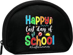 Happy Last Day of School Hello Summer Geldbörse für Damen und Mädchen, niedliche modische Tasche, Wechseltasche, Schlüsselhalter, Damen-Geldbörse, Geschenk von IUBBKI
