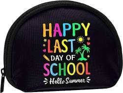 Happy Last Day of School Hello Summer Geldbörse für Damen und Mädchen, niedliche modische Tasche, Wechseltasche, Schlüsselhalter, Damen-Geldbörse, Geschenk von IUBBKI