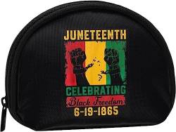 Juneteenth 19. Juni 1865 Juneteenth Freedom Day Geldbörse für Damen und Mädchen, niedliche modische Tasche, Kleingeldtasche, Schlüsselhalter, Damen-Geldbörse, Geschenk von IUBBKI