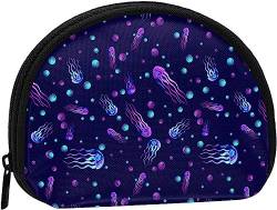 Qualle Glow In Dark Damen und Mädchen, niedliche modische Geldbörse, Geldbörse, Tasche, Kleingeldtasche, Schlüsselhalter von IUBBKI