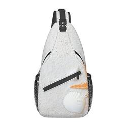 Sommer- und Strand-Schultertasche, Schulterrucksack, Brusttasche, lässiger Umhängetasche, Tagesrucksack für Damen und Herren, Wandern, Reisen von IUBBKI