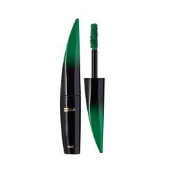 4D Silk Fiber Lash Mascara Natural Smudges Proof Mascara verlängert und dick lang Mascara Dual (Green, One Size) von IUNSER