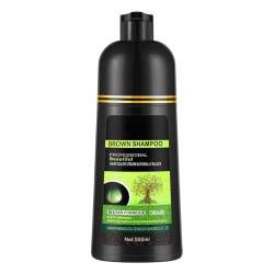 500 ml Dew Shampoo Schwarzes Shampoo Haarfärbemittel Schwarzes Instant-Haarfarben-Shampoo für graues Haar (1 Stück Schwarz) Haarfarbe Auswaschbar Schwarz (Brown, One Size) von IUNSER