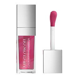 Hydrating Lip Comfort Gloss Lip Oil Lippenöl Lipgloss,Long Lasting Lip Plumper Oil, Moisturizing Lippen Care Lippenöl,Nicht Klebriges GlossierLip Tint Lip Stain Lippen Make-up (I, One Size) von IUNSER