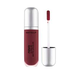 Liquid Lipstick Lipgloss Lipgloss Stain Make-up-Set für Frauen Deep Dark Red Original 24 Stunden Lipstick Long Lasting Labiales Mate Larga Duracion 8ML Flüssiger Adventskalender (F, One Size) von IUNSER
