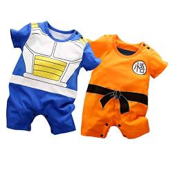 IURNXB 2 Stücke Baby Strampler Jungen Mädchen Süße Neugeborene Kleinkind Baumwolle Säugling Onesie Cartoon Cosplay Kleidung von IURNXB