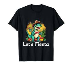 Let's Fiesta Trex Lustiger Cinco De Mayo Dinosaurier Junge Mädchen Kinder T-Shirt von IVRY