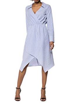 IVYREVEL Damen Shirt Dress Kleid, Mehrfarbig (Blue Mix 346), (Herstellergröße:42) von IVYREVEL