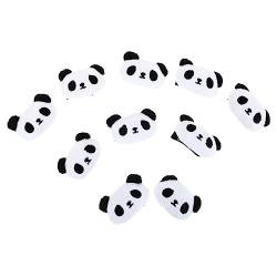 IWOWHERO 10st Panda-haarnadel Rote Panda-geschenke Panda Haarschmuck Dekorative Haarspange Haarspangen Für Dickes Haar Mädchen Geschenk Haarschmuck Für Kind Stirnband Tier Weiß Bügeleisen von IWOWHERO