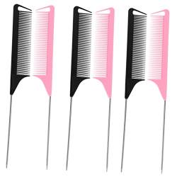 IWOWHERO 12st Highlighter-kamm Haarbürste Für Frauen Haarscherkämme Neckholderkämme Für Damen Haarschneidekämme Zahnkamm Haarkamm Rattenschwanzkämme Haarfärbemittel Friseurwerkzeug Plastik von IWOWHERO