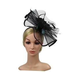 IWOWHERO 1Stk Feder Haarreifen Fascinator-Hüte für Frauen modische Stirnbänder Damen halloween haarreifen party kopfschmuck Stirnband Hochzeitskleid Schleier Charme Kopfbedeckung Braut Hut von IWOWHERO