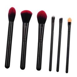 IWOWHERO 6St Make-up Pinsel pro brush kosmetikpinsel Make-up-Tools Rougepinsel für das Gesicht Professioneller Make-up-Pinsel Make-up-Zubehör für Frauen langen Griff Bürste Beauty-Tools von IWOWHERO