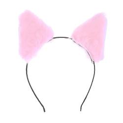 IWOWHERO Ohren Kätzchen Cosplay Kostüm. Pelzkopfbekleidung. Tier Stirnbänder Cosplay Halloween-kopfschmuck Für Frauen Halloween- Katzen- Stirnband Fuchs-stirnband Kind Loli von IWOWHERO