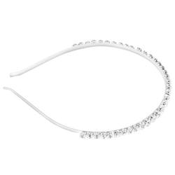 IWOWHERO Stirnband Mädchen Stirnbänder Diamant Kopfschmuck Perlenstirnbänder Koreanisches Make-up Kosmetischer Haarreifen Weiblicher Haarschmuck Haarband Südkorea Legierung Einfach Braut von IWOWHERO