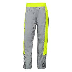 IXS Regenhose Damen und Herren wasserdicht Silver Reflex-ST Regenhose neongrau M, Herren, Multipurpose, Ganzjährig, Polyester von IXS