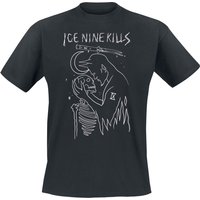 Ice Nine Kills T-Shirt - Demonic Romantic - M bis 4XL - für Männer - Größe 4XL - schwarz  - Lizenziertes Merchandise! von Ice Nine Kills