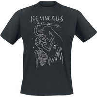 Ice Nine Kills T-Shirt - Demonic Romantic - M bis 4XL - für Männer - Größe XXL - schwarz  - Lizenziertes Merchandise! von Ice Nine Kills