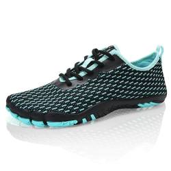 IceUnicorn Barfuss Schuhe Damen Barfußschuhe Herren Damen Strandschuhe Schwimmschuhe Wasserschuhe Aquaschuhe Fitnessschuhe (A151Grün,38EU) von IceUnicorn