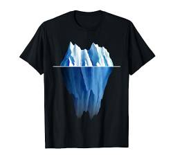 Schönes T-Shirt mit Eisberg im Wasser. T-Shirt von Iceberg