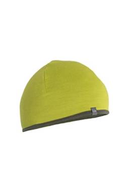 Icebreaker Merino Unisex-Erwachsene Pocket Hat Winter Wolle Beanie Mütze, Bio Lime/Loden, One Size von Icebreaker Merino