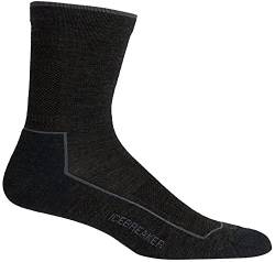 Icebreaker Herren Cool Lite Light 3Q Crew Socken, Jet Hthr, XL von Icebreaker