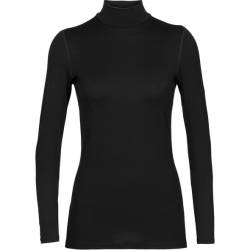 Icebreaker W 260 Tech LS Turtleneck Damen Funktionsunterhemd (Schwarz XL UK) Laufshirts von Icebreaker