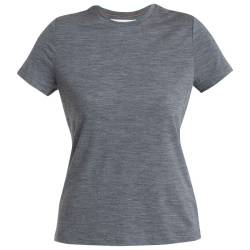 Icebreaker - Women's Merino 150 Tech Lite III S/S Tee - Merinoshirt Gr L grau von Icebreaker