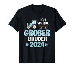 Großer Bruder 2024 Traktor Bruder Geschenk T-Shirt von Ich Werde Großer Bruder Geschenk Kollektion