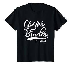 Kinder Big Brother 2024 Big Brother Est. 2024 Geschenk T-Shirt von Ich Werde Großer Bruder Geschenk Kollektion