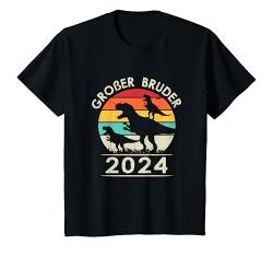 Kinder Big Brother 2024 Dinosaurier Dino Bruder Geschenk T-Shirt von Ich Werde Großer Bruder Geschenk Kollektion