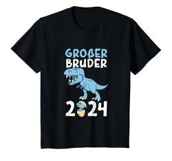 Kinder Big Brother 2024 Dinosaurier Dino Bruder Geschenk T-Shirt von Ich Werde Großer Bruder Geschenk Kollektion