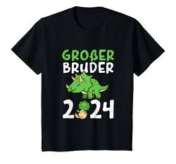 Kinder Großer Bruder 2024 Dinosaurier Dino Bruder Geschenk T-Shirt von Ich Werde Großer Bruder Geschenk Kollektion