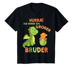 Kinder Ich Werde Ein Großer Bruder Dinosaurier Dino Bruder T-Shirt von Ich Werde Großer Bruder Geschenk Kollektion