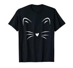 Katze Gesicht Besitzer Grafikdesign Baby Katze Grafik T-Shirt von Ich liebe Cats Gifts und Co.