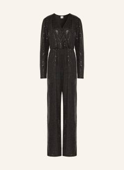 Ichi Jumpsuit Ihloane Mit Pailletten schwarz von Ichi