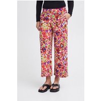 Ichi Stoffhose IHKATE PRINT PA23 Anzughose mit weitem Bein von Ichi