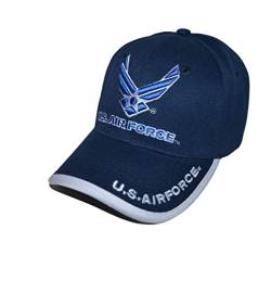 US Air Force Hat Offiziell lizenzierte Militärkappe, Unisex bestickte Camo Military Baseball Mütze, US Air Force Mütze #3, Einheitsgr��e von Icon Sports Group