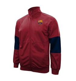 Icon Sports Herren Chaqueta De Chándal Adultojaqueta para Adultos Teil des Produkts FC Barcelona Touchline Erwachsene Trainingsjacke, rot, S von Icon Sports