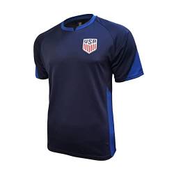 Icon Sports Herren Us Soccer Gameday T-Shirt aus Fußballtrikot, Schwarz, M von Icon Sports
