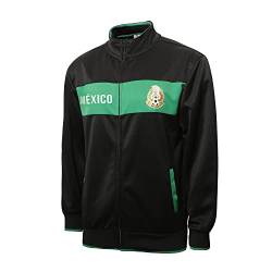 Icon Sports Herren mexikanischen Nationalmannschaft Mexico Trainingsjacke, schwarz, Large von Icon Sports
