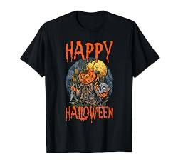 Happy Halloween | Halloween Kleidung Lustiges Halloween T-Shirt von Idee Horror Halloween Geschenke Für Herren Damen