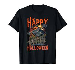 Happy Halloween | Halloween Kleidung Lustiges Halloween T-Shirt von Idee Horror Halloween Geschenke Für Herren Damen