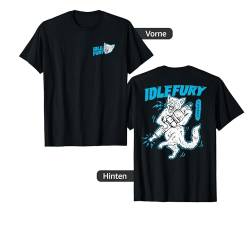 ZURÜCK ANSEHEN DRUCKEN Idle Fury Elektrische Sicherung Katze T-Shirt von Idle Fury Apparel