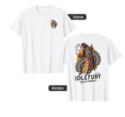ZURÜCK ANSEHEN DRUCKEN Idle Fury Kunst Schlange Tätowierung T-Shirt von Idle Fury Apparel