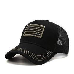 Idopy USA American Flag Army Militär Stil Mesh Baseball Cap Hut von Idopy