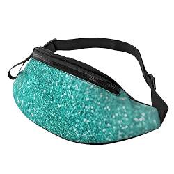 Ocean Beach Ananas Bauchtasche für Männer und Frauen, modische verstellbare Crossbody-Hüfttasche für Reisen Sport Walking, Glitter, Einheitsgröße von Iguatu