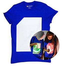 Illuminated Apparel Leuchtet Im Dunkeln Interaktives Leucht-T-Shirt (Blau/Grün, 9-11 Jahre) von Illuminated Apparel