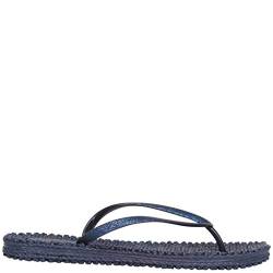 Ilse Jacobsen HORNBÆK | Cheerful01 | Damen Flip Flops mit Glitter | Dänische Design | Sommer Strand Zehentrenner | INDIGO | 41 EU von Ilse Jacobsen